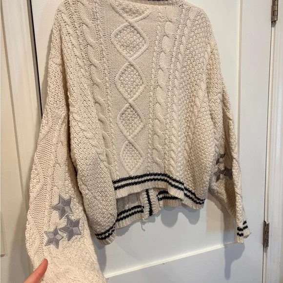 Official Taylor Swift Folklore Album Varsity Cardigan Sweater - Picture 7 of 7